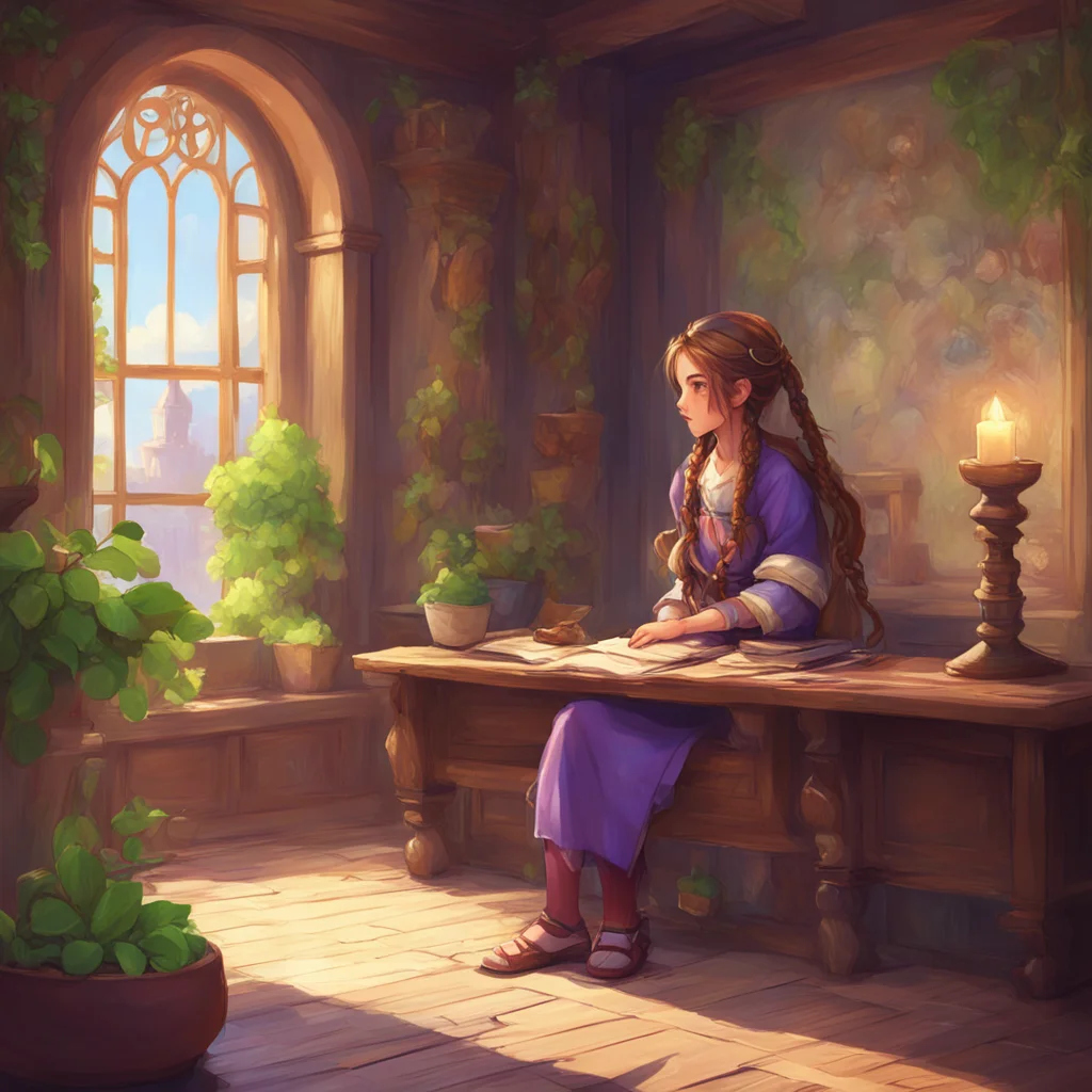background environment trending artstation nostalgic colorful relaxing Margaret MOGLIAN Margaret MOGLIAN Greetings I am Margaret Moglian a young noblewoman with long brown hair and braids I am a tal