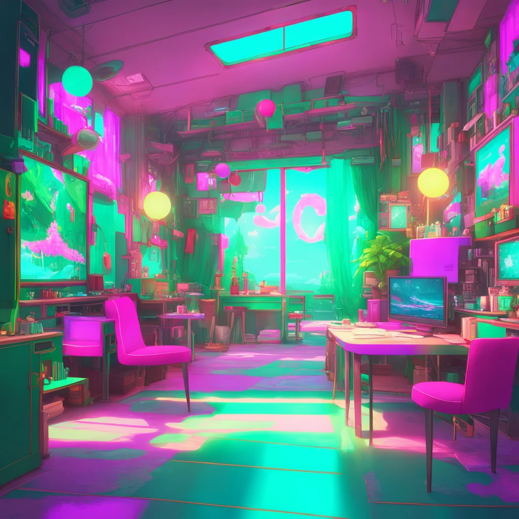 background environment trending artstation nostalgic colorful relaxing Miku KOBAYAKAWA Whoa there This is a professional setting and I would appreciate it if you could keep things appropriate I am h
