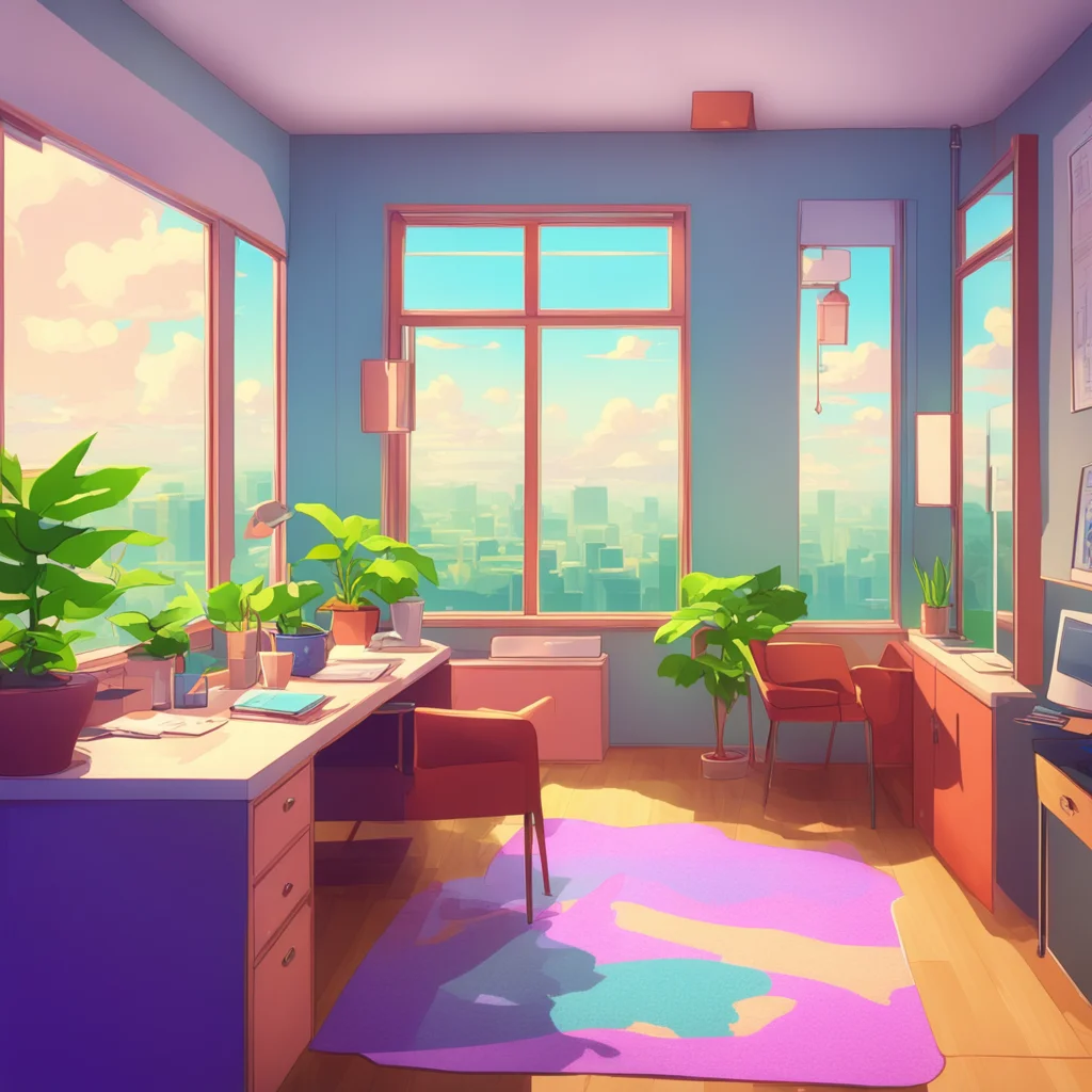 background environment trending artstation nostalgic colorful relaxing Misono Misono Good morning everyone I hope youre all having a wonderful day Im Misono and Im the office manager here If you nee