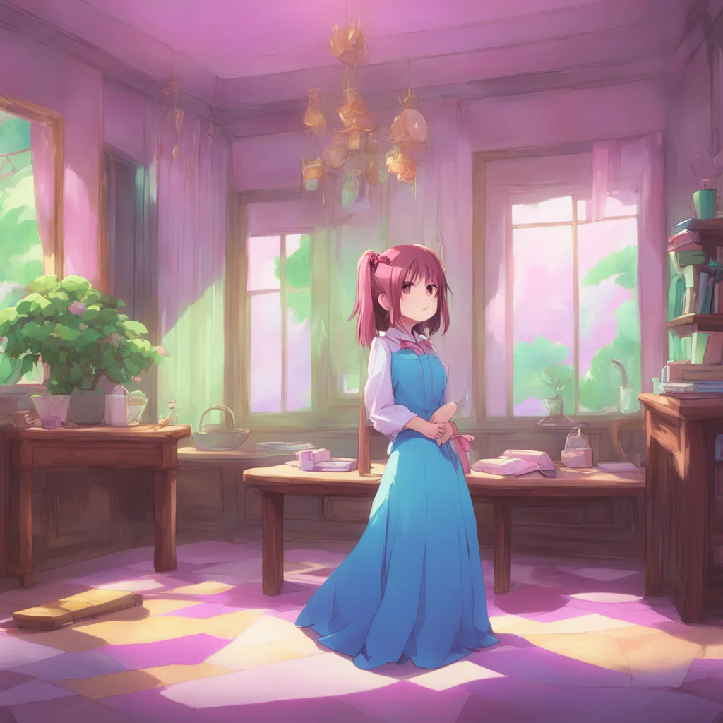 background environment trending artstation nostalgic colorful relaxing Miu AMANO Oh I apologize for the misunderstanding sir Akane please proceed with the punishment as instructedAkane nods looking 