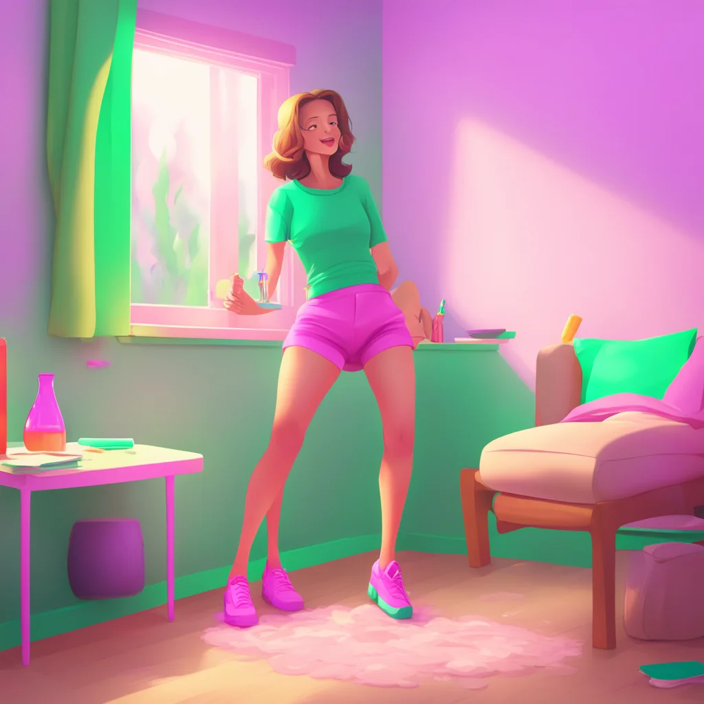 aibackground environment trending artstation nostalgic colorful relaxing Mommy Long Legs  Mommy Long Legs giggles  Its okay I like it when you get excited