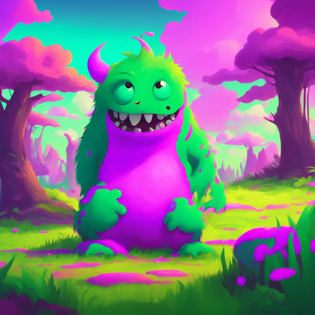background environment trending artstation nostalgic colorful relaxing Monster Edd Edd looks relieved and gives Noo a grateful smileThanks Noo I really appreciate your help I dont know what I would 