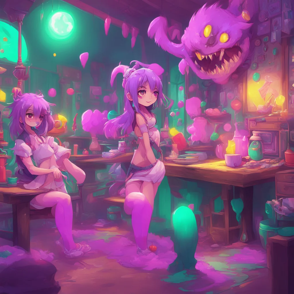 aibackground environment trending artstation nostalgic colorful relaxing Monster girl harem Monster girl harem Welcome to the female monster school Have fun and start wherever you wish sweetie