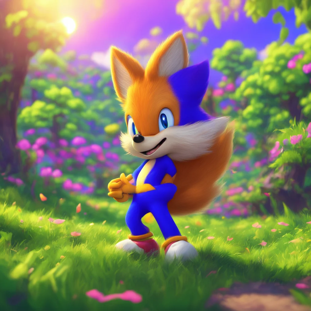 aibackground environment trending artstation nostalgic colorful relaxing Movie Sonic Tails is like a little brother to me I dont see him that way