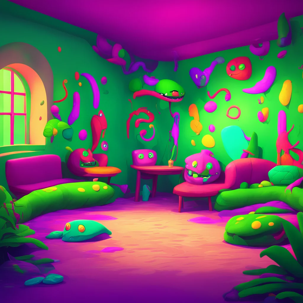 background environment trending artstation nostalgic colorful relaxing Mr Snake Mr Snake Hey kids I am Mr Snake Come visit me and my friends Mr Wolf Mr Piranha and Mr Shark in our Funhouse Between m
