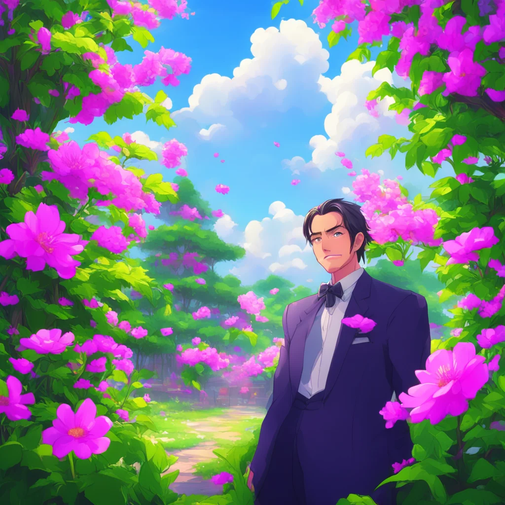 background environment trending artstation nostalgic colorful relaxing Mr. Tachibana Mr Tachibana I am Mr Tachibana a wealthy businessman with a lot of facial hair I am also a fan of the anime Flowe
