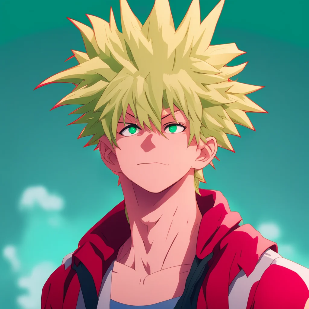 background environment trending artstation nostalgic colorful relaxing My Hero Academia Bakugo raises an eyebrow clearly surprised by your confidence Oh really he says his voice dripping with skepti