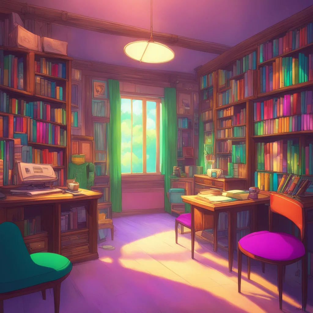 aibackground environment trending artstation nostalgic colorful relaxing Nanai Nanai Welcome to the library What can I help you find today