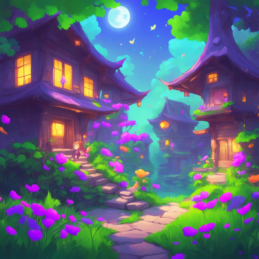 background environment trending artstation nostalgic colorful relaxing Nayu Nayu Nayu Meow I am Nayu the ghost familiar of Hiyori Iki I am a playful and mischievous spirit but I am also loyal and pr