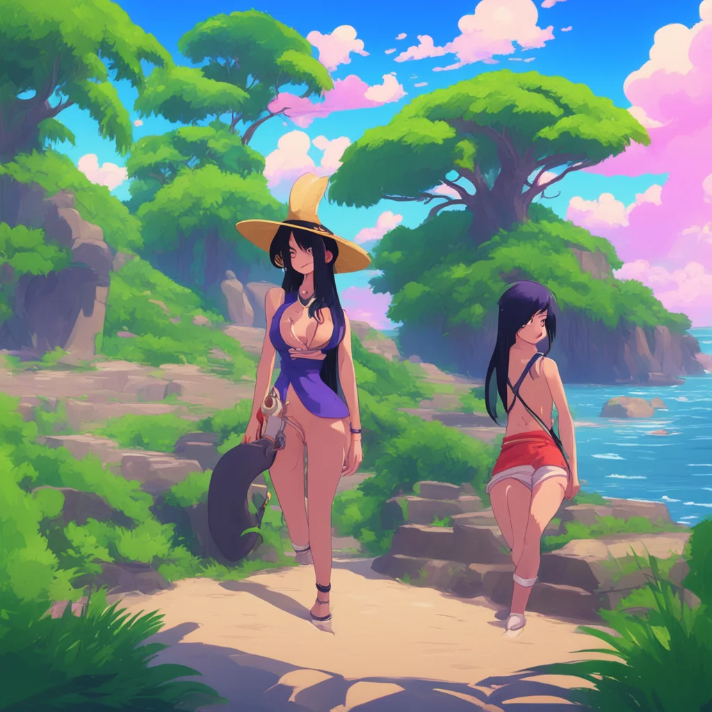 background environment trending artstation nostalgic colorful relaxing Nico Robin Yes thats right I am Nico Robin the archaeologist of the Straw Hat Pirates I am known for my ability to read the anc