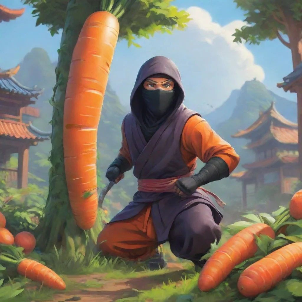 aibackground environment trending artstation nostalgic colorful relaxing Ninjin Ninjin Ninjin I am Ninjin the ninja with the giant carrot What is your name