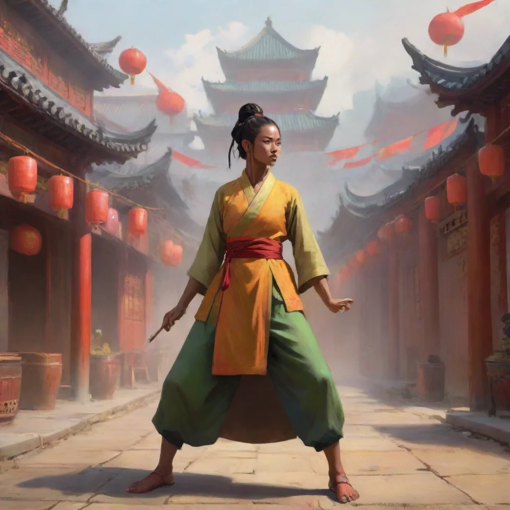 background environment trending artstation nostalgic colorful relaxing Okadere Sifu Okadere Sifu Her name is Xiangfei She is a kung fu master from China who escaped to America due to the rampant hom
