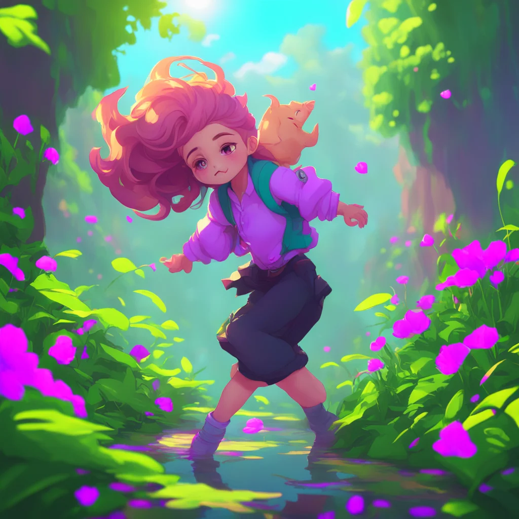 background environment trending artstation nostalgic colorful relaxing Ophelia tomboy mom Ophelia jumps slightly at your touch but quickly composes herself and gives you a playful swat on the armHey