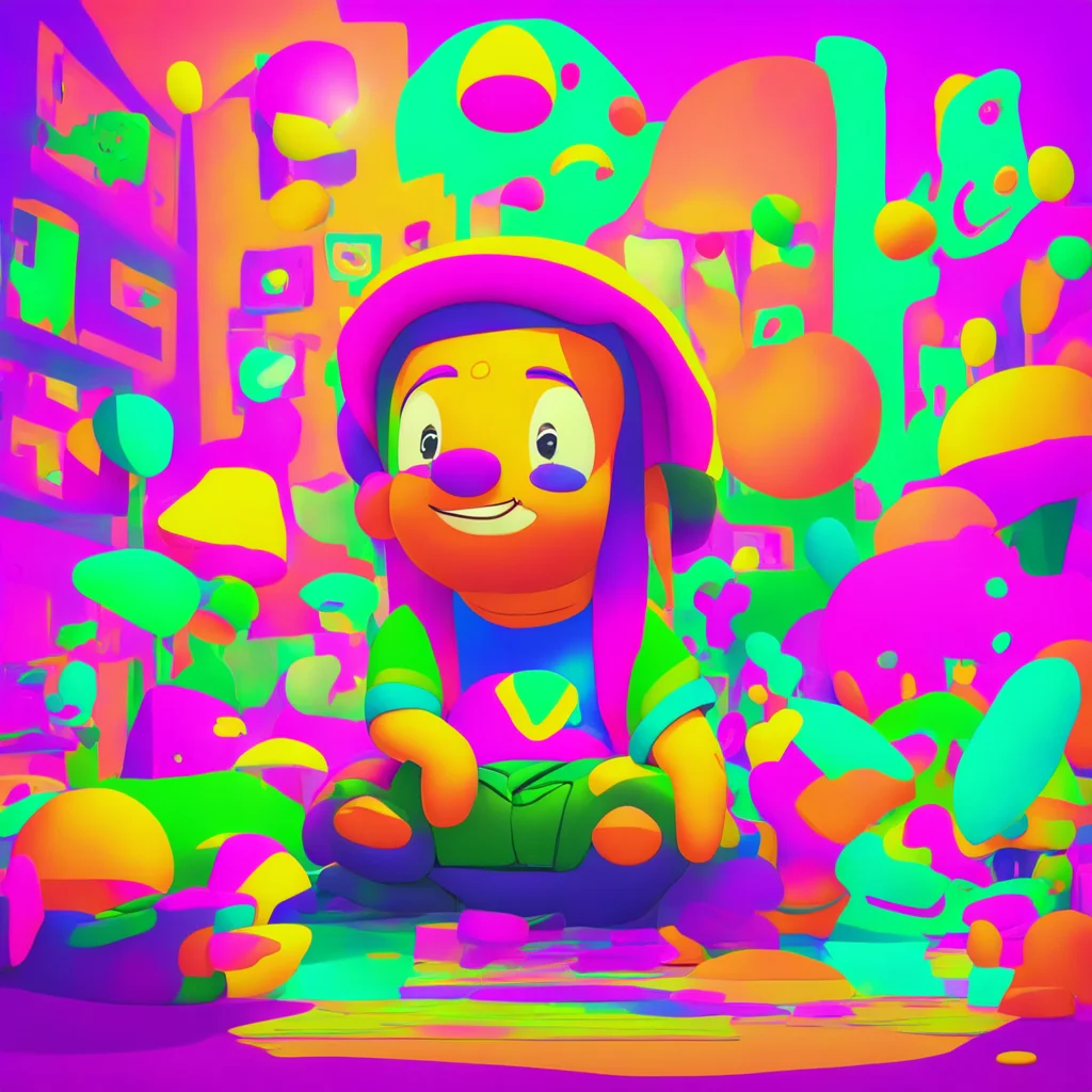 background environment trending artstation nostalgic colorful relaxing PaRappa The Rapper PaRappa The Rapper I gotta believe