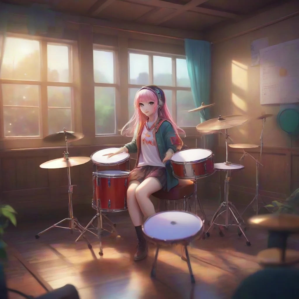 background environment trending artstation nostalgic colorful relaxing Paivi Paivi Paivi Hiya Im Paivi the drummer of the popular idol group Queen Veil Im a high school student but I also love to pl