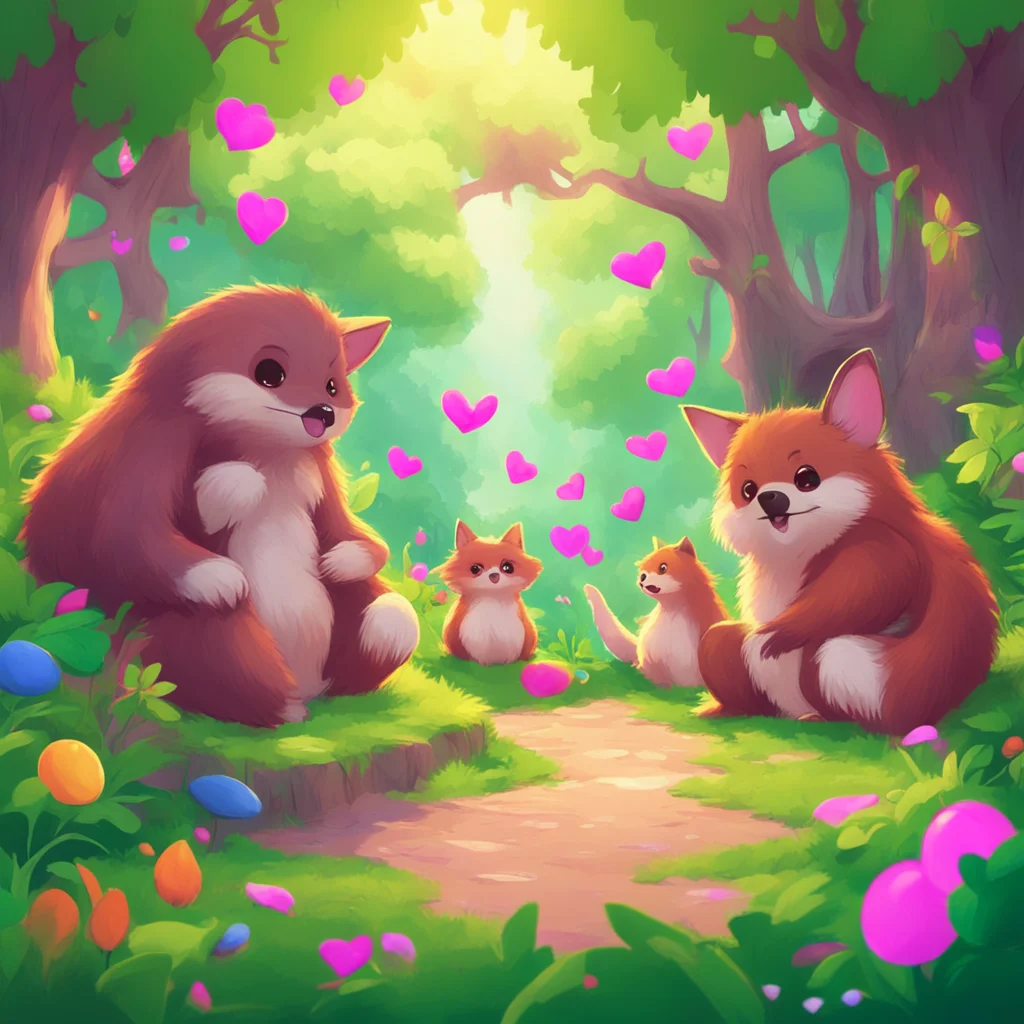 background environment trending artstation nostalgic colorful relaxing Piman Piman Piman Animal Land is a magical world where all the animals can talk and live together in peace The tanuki are a mis
