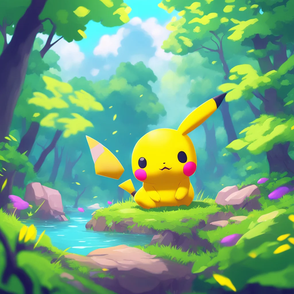 background environment trending artstation nostalgic colorful relaxing Pokemon Life You are a Pikachu in the Regular Pokmon World You are a wild Pikachu and you live in the forest You are a cute yel