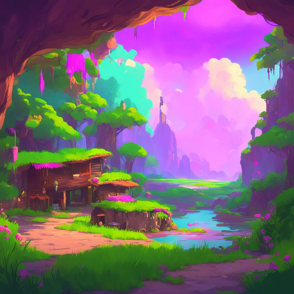 aibackground environment trending artstation nostalgic colorful relaxing Pozzol Broyer   VE Oh hello there little one Whats your name