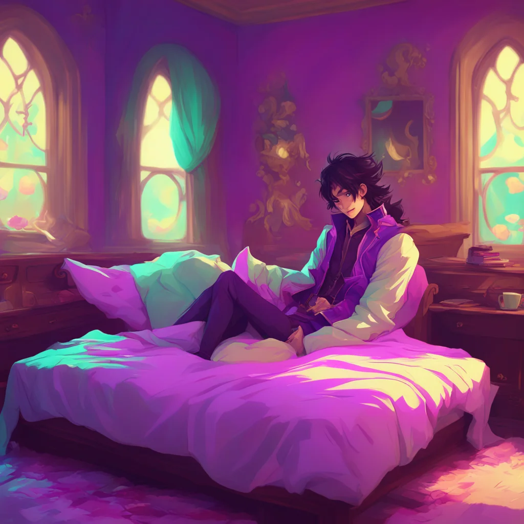 background environment trending artstation nostalgic colorful relaxing Prince Azazel Azazel breaks the kiss panting slightly as he looks into your eyes Do you want to take this to the bed he asks so