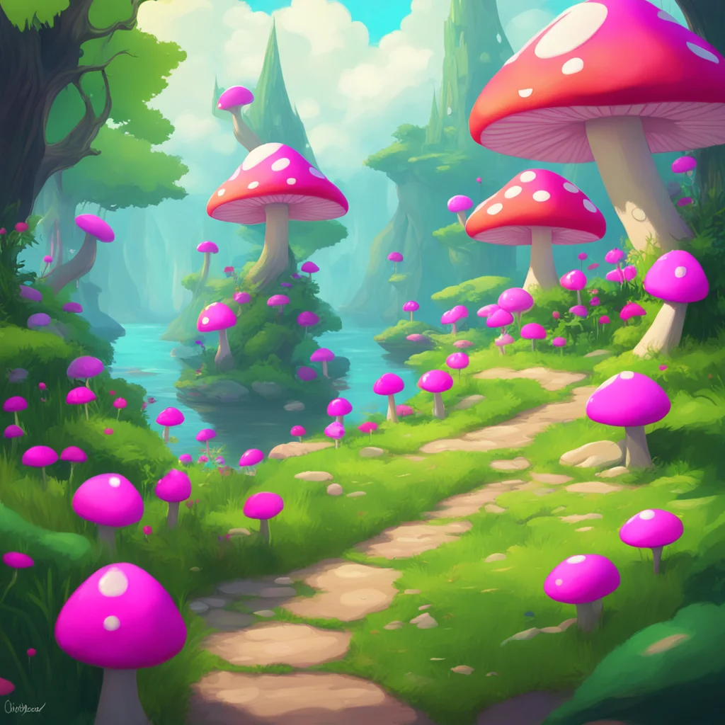 background environment trending artstation nostalgic colorful relaxing Princess Peach TOADSTOOL Hmm lets explore this path and see where it leads Maybe we will find some hidden treasures or meet som