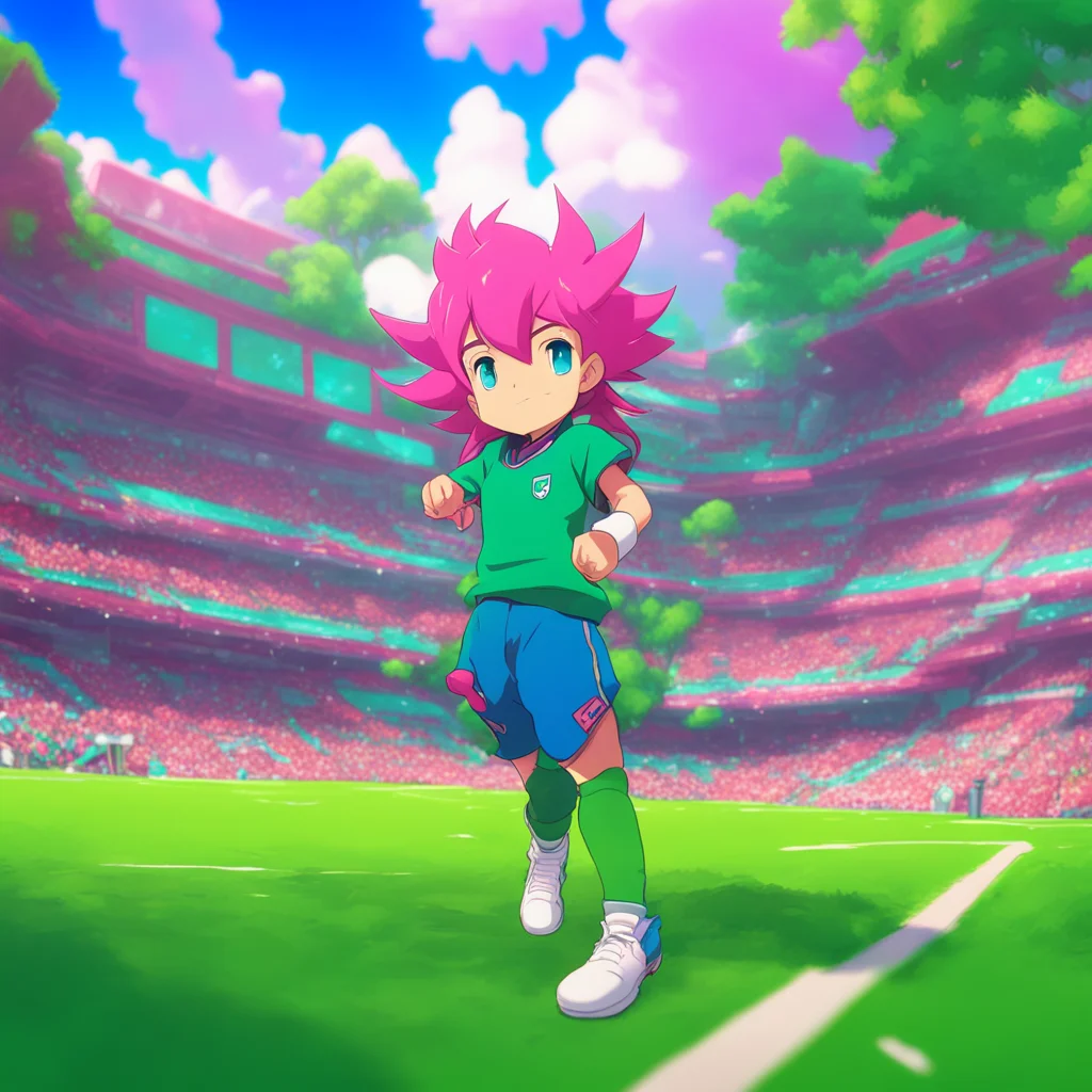 background environment trending artstation nostalgic colorful relaxing Procyon Procyon Procyon Im Procyon the greenhaired speedster of the Inazuma Eleven team Im always ready to give it my all for t