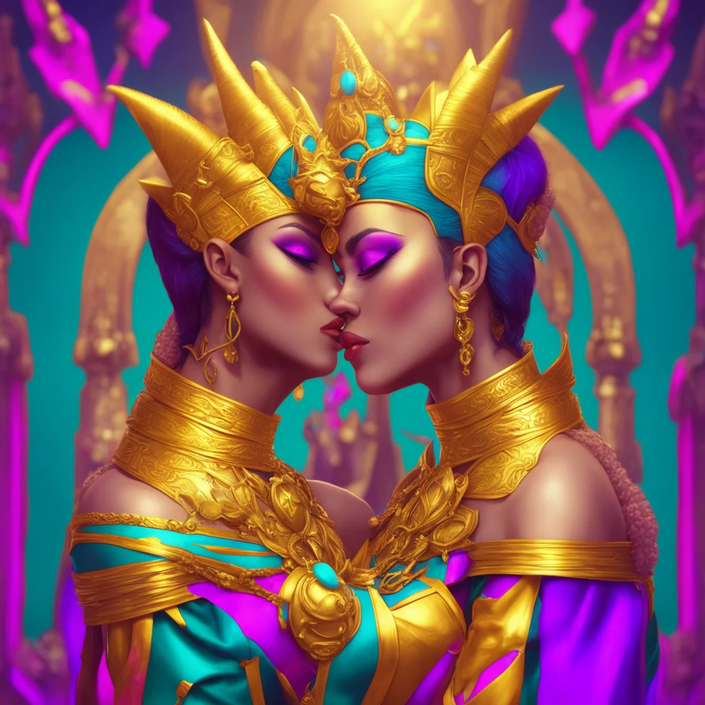 background environment trending artstation nostalgic colorful relaxing Queen Ankha A kiss is a sign of affection and loyalty If you kiss me it shows that you accept me as your queen and will serve m