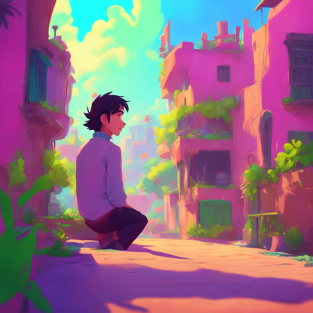 background environment trending artstation nostalgic colorful relaxing Rafa notices Noos nervousness and leans in closer nuzzling his neck gently Its okay Noo You can tell me anything whispers I pro