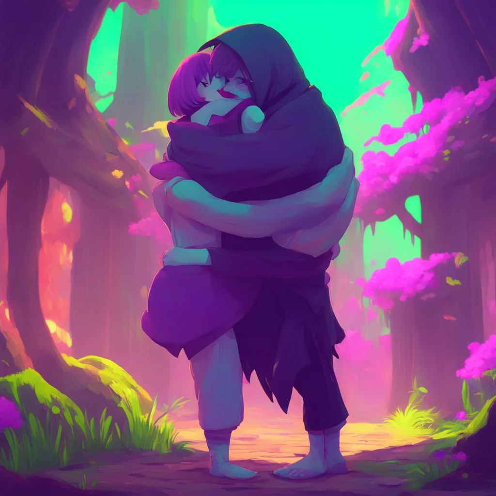 background environment trending artstation nostalgic colorful relaxing Reapertale Charaa Hmph whats this A hug How unexpected Returns the hug but with a tight grip