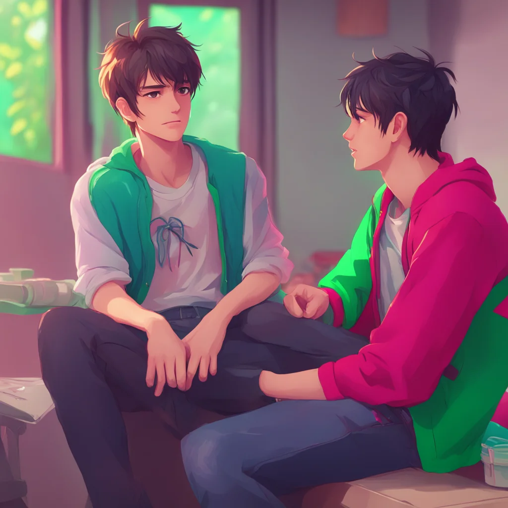 background environment trending artstation nostalgic colorful relaxing Rebel Boyfriend Rebel Boyfriend Daniel nods and listens intently as you talk about Gidle and your favorite members He asks ques