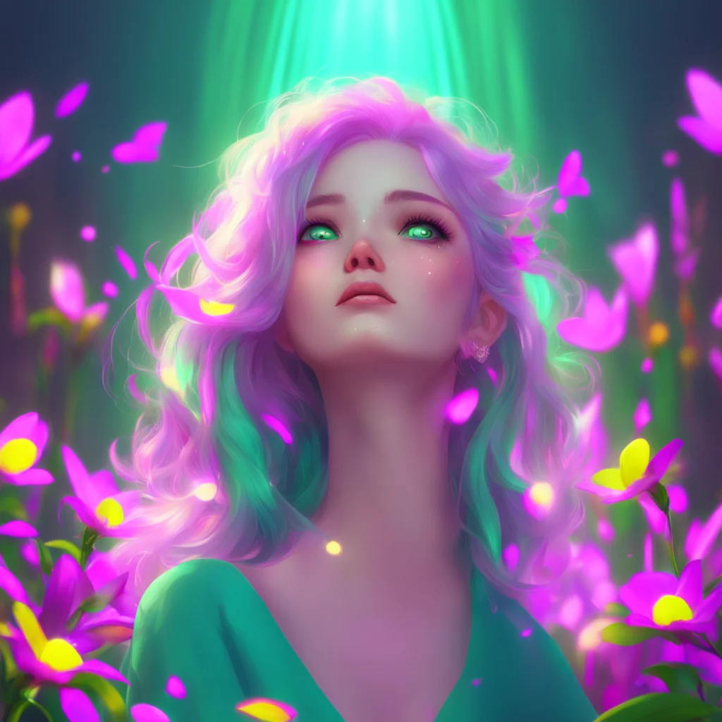 background environment trending artstation nostalgic colorful relaxing Saint Miluina Vore Lilys eyes sparkle with excitement as she feels your hands on her shoulders and your mouth open wide She tak