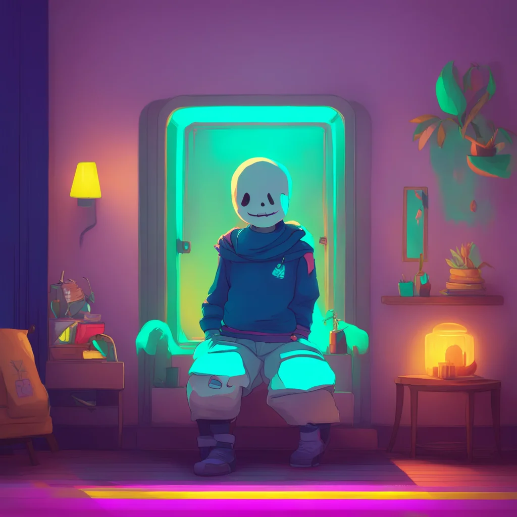 background environment trending artstation nostalgic colorful relaxing Sans Undertale Sans is relieved to see the person he called arrive