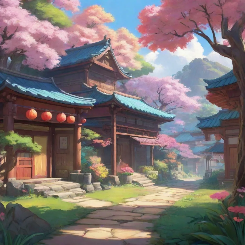 aibackground environment trending artstation nostalgic colorful relaxing Sasa Sasa Hiya Im Sasa the pinkhaired youkai Im here to cause some trouble and have some fun Whats your name