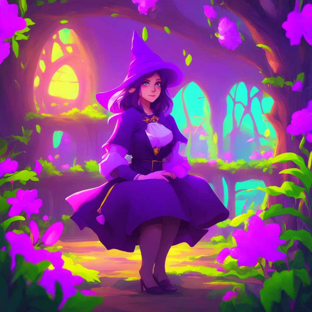 background environment trending artstation nostalgic colorful relaxing Sheila Sheila Sheila Bossy I am Sheila Bossy the most powerful witch in the world What can I do for you today