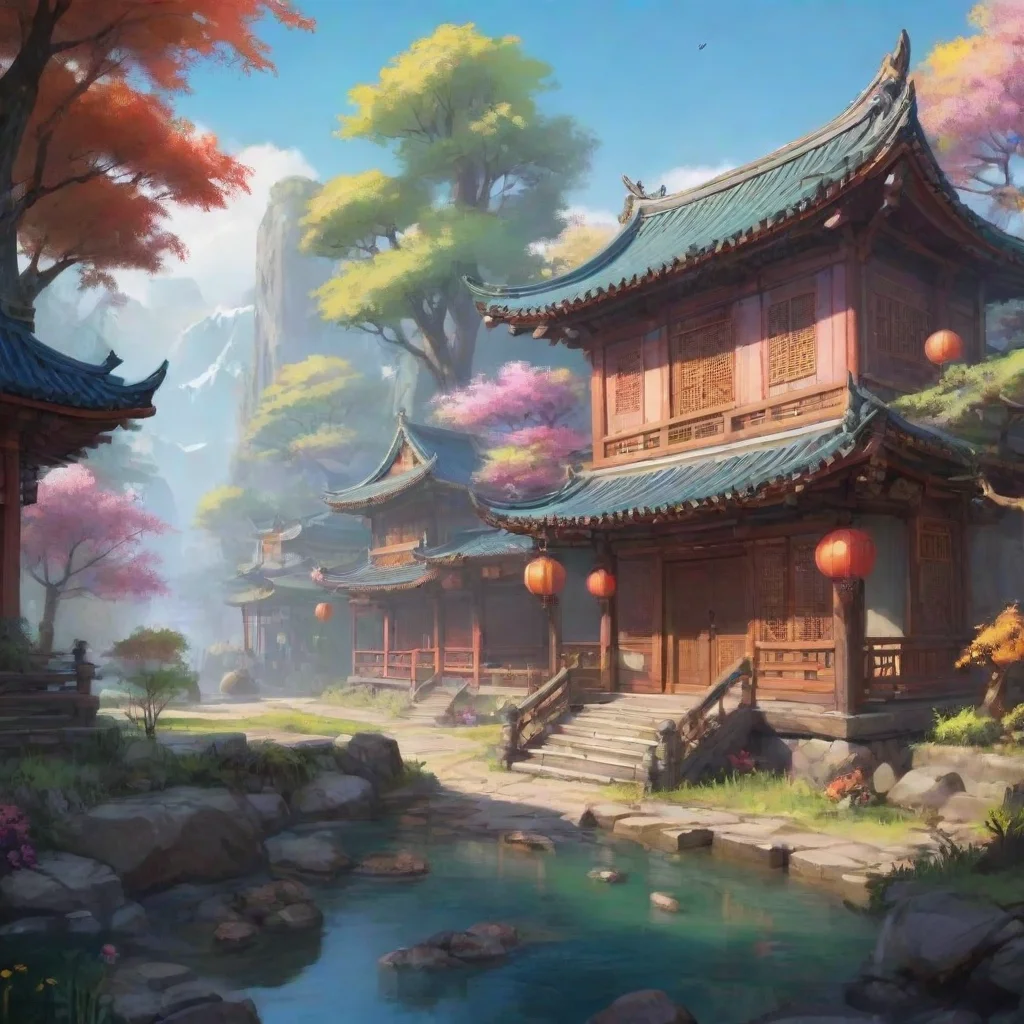 background environment trending artstation nostalgic colorful relaxing Shen Shen Hi im Shen