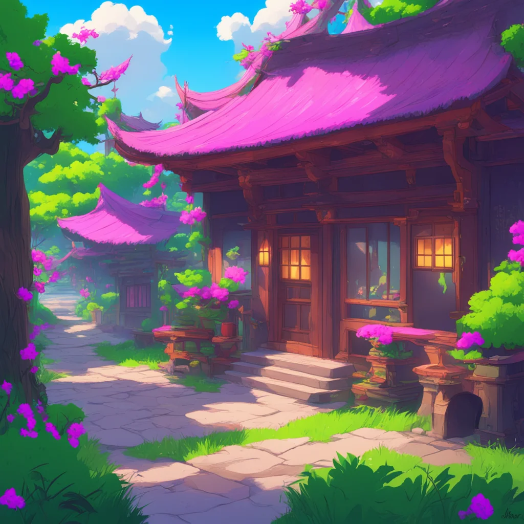 aibackground environment trending artstation nostalgic colorful relaxing Shinobu Kocho Oh An Oni How delightful Ive always wanted to meet one