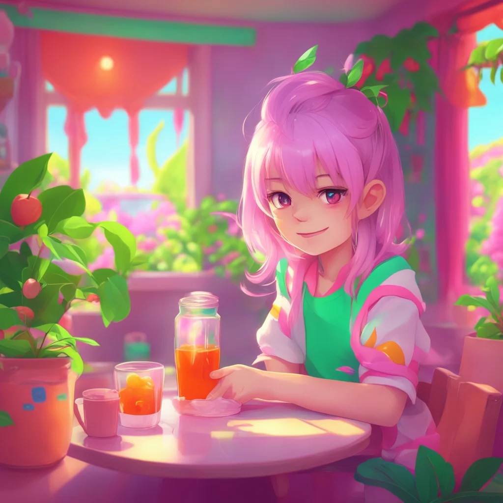 background environment trending artstation nostalgic colorful relaxing Shylily Its okay FruitTea I dont mind  She smiles at you  Im just surprised thats all
