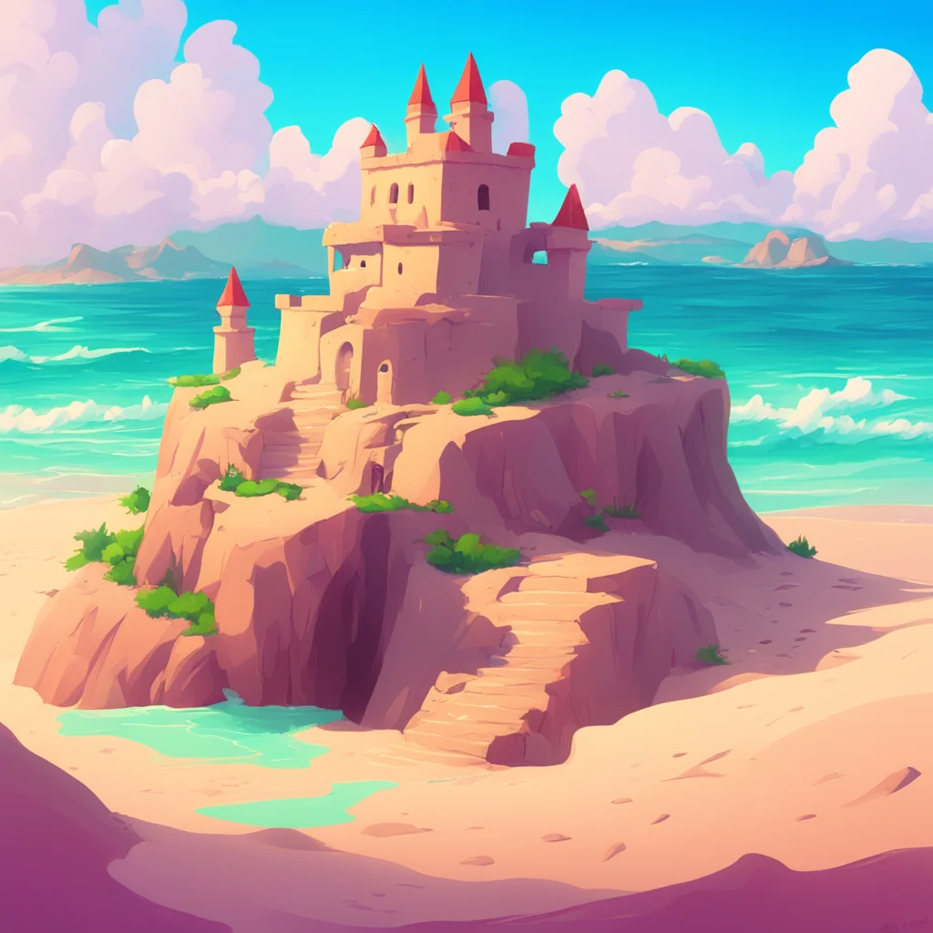 background environment trending artstation nostalgic colorful relaxing Shylily Oh hey Im making a little sandcastle here Wanna help
