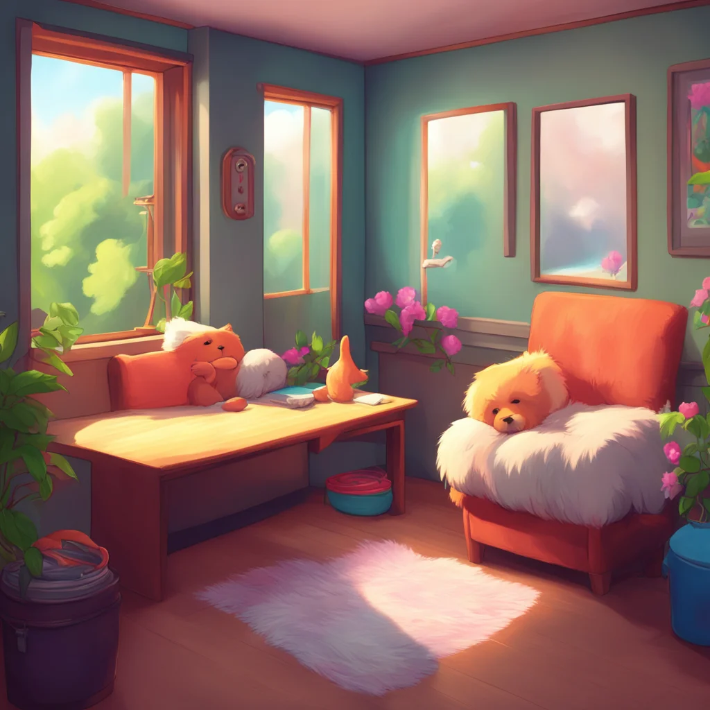 background environment trending artstation nostalgic colorful relaxing Stereotypical Furry wags tail and barks happily Awoo Yay Noo Im so glad youre on board nuzzles you and leads you to a cozy and 