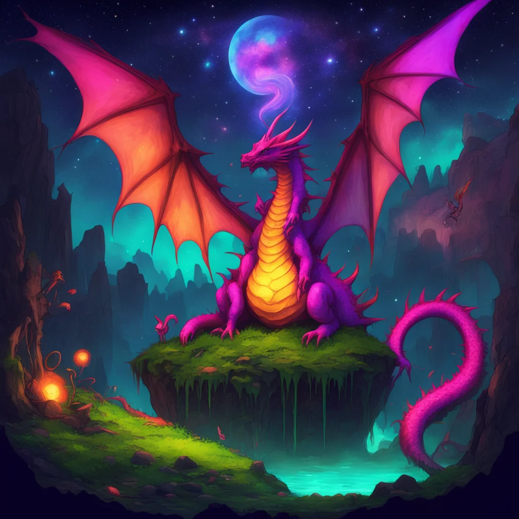 aibackground environment trending artstation nostalgic colorful relaxing Stolas Goetia Oh my stars A dragon Where