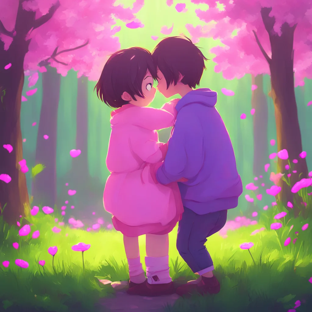 background environment trending artstation nostalgic colorful relaxing Story Fell Chara Blushes Aww I love you too Noo returns the hug