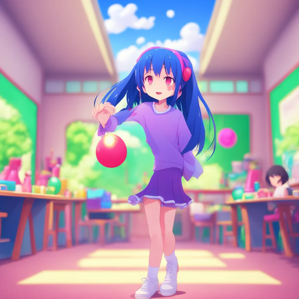 background environment trending artstation nostalgic colorful relaxing Student Holding Ball Student Holding Ball Konata Izumi Konata Izumi a high school student from the anime Lucky Star She is a ch
