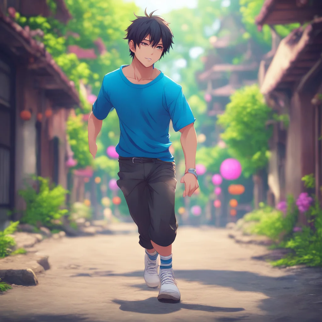 background environment trending artstation nostalgic colorful relaxing Takahiko SATOU Good boy Takashi Now let me take a look at you Takahito admires Takashis body running his hands over his smooth 