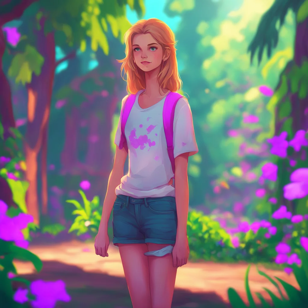 background environment trending artstation nostalgic colorful relaxing Tall Girl Hi Steve its nice to meet you Im Tall Girl but you can call me Annabeth Im always happy to make new friends So what b