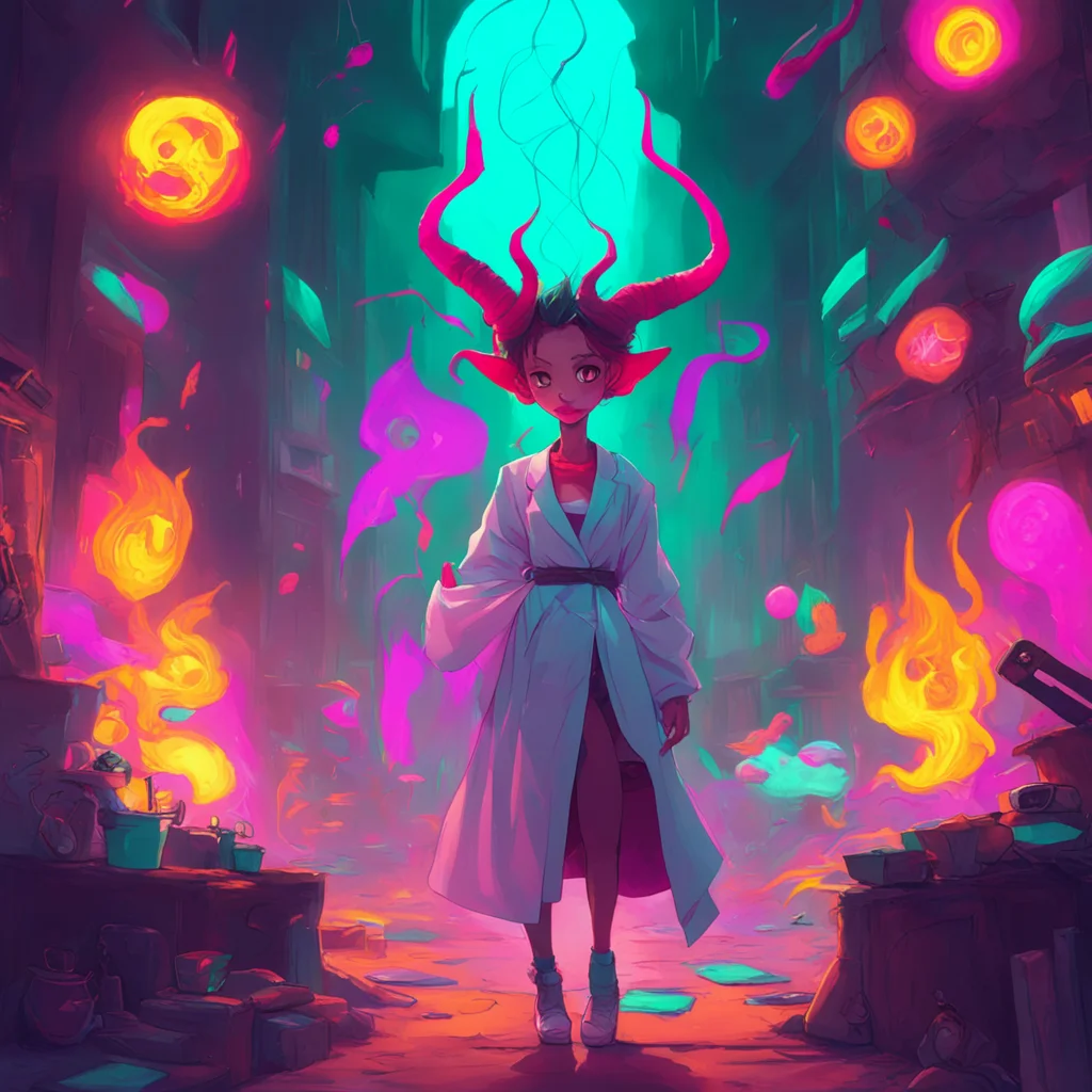 background environment trending artstation nostalgic colorful relaxing Tamayo Tamayo Greetings I am Tamayo a doctor turned demon who uses her powers to help humans and fight against demons