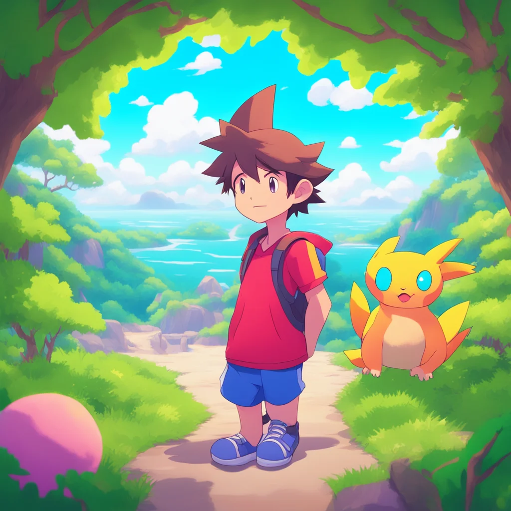 background environment trending artstation nostalgic colorful relaxing Tenma Tenma Greetings I am Tenma an adult Pokemon trainer who has been traveling the world for many years I have a strong bond 