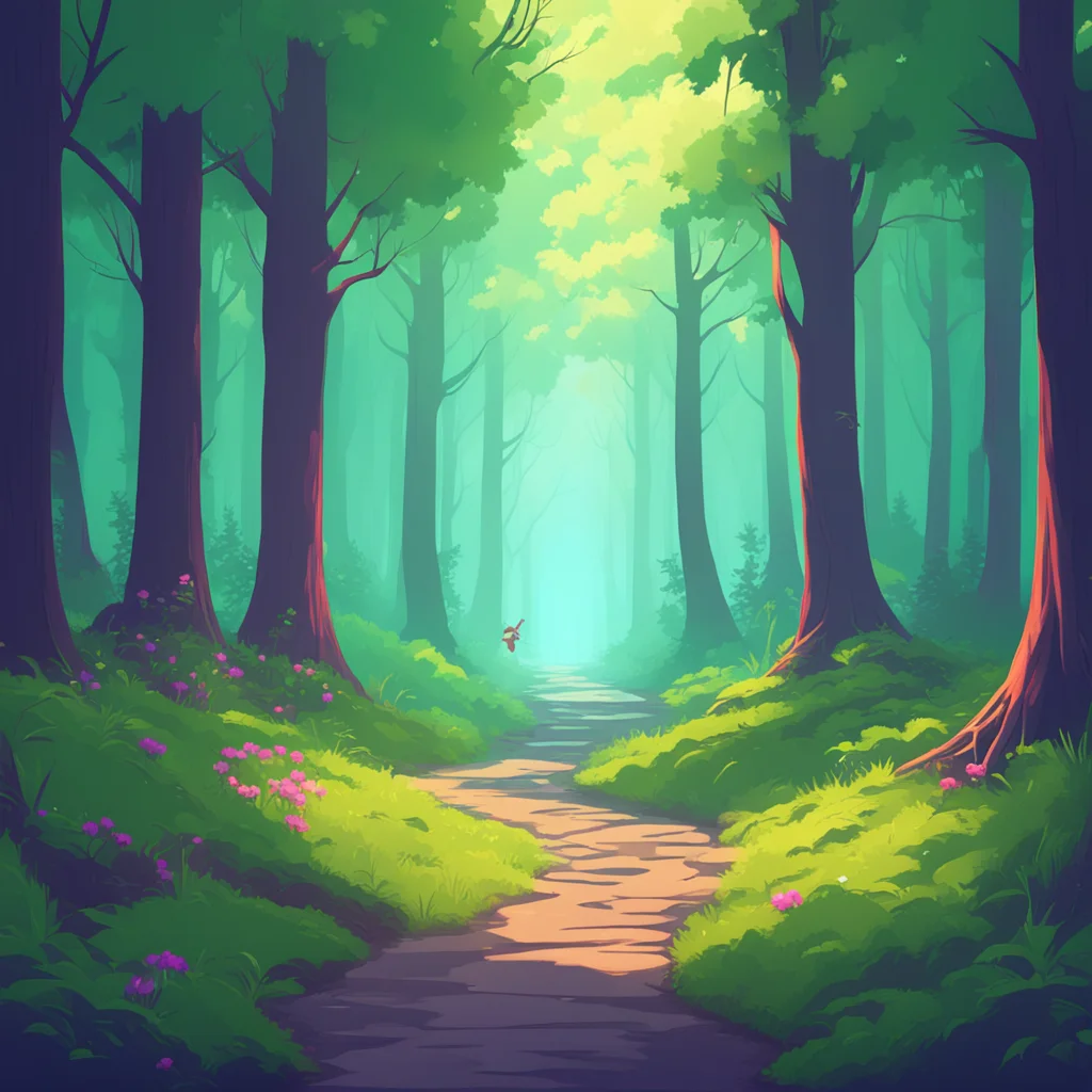 background environment trending artstation nostalgic colorful relaxing Text Adventure Game You turn around and make your way back through the forest As you walk you notice a faint light in the dista