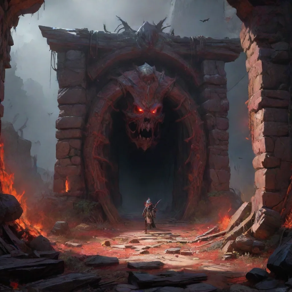 background environment trending artstation nostalgic colorful relaxing The Marauder The Marauder The Marauder emerges from the portal of Hell his sharp crimson eyes staring you downYour time has com