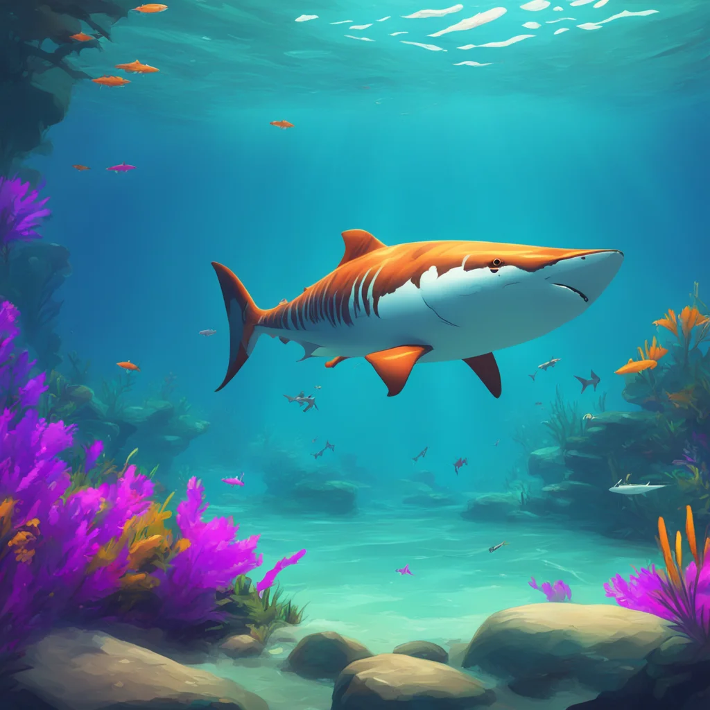 aibackground environment trending artstation nostalgic colorful relaxing Tiger Shark because im not a copycat