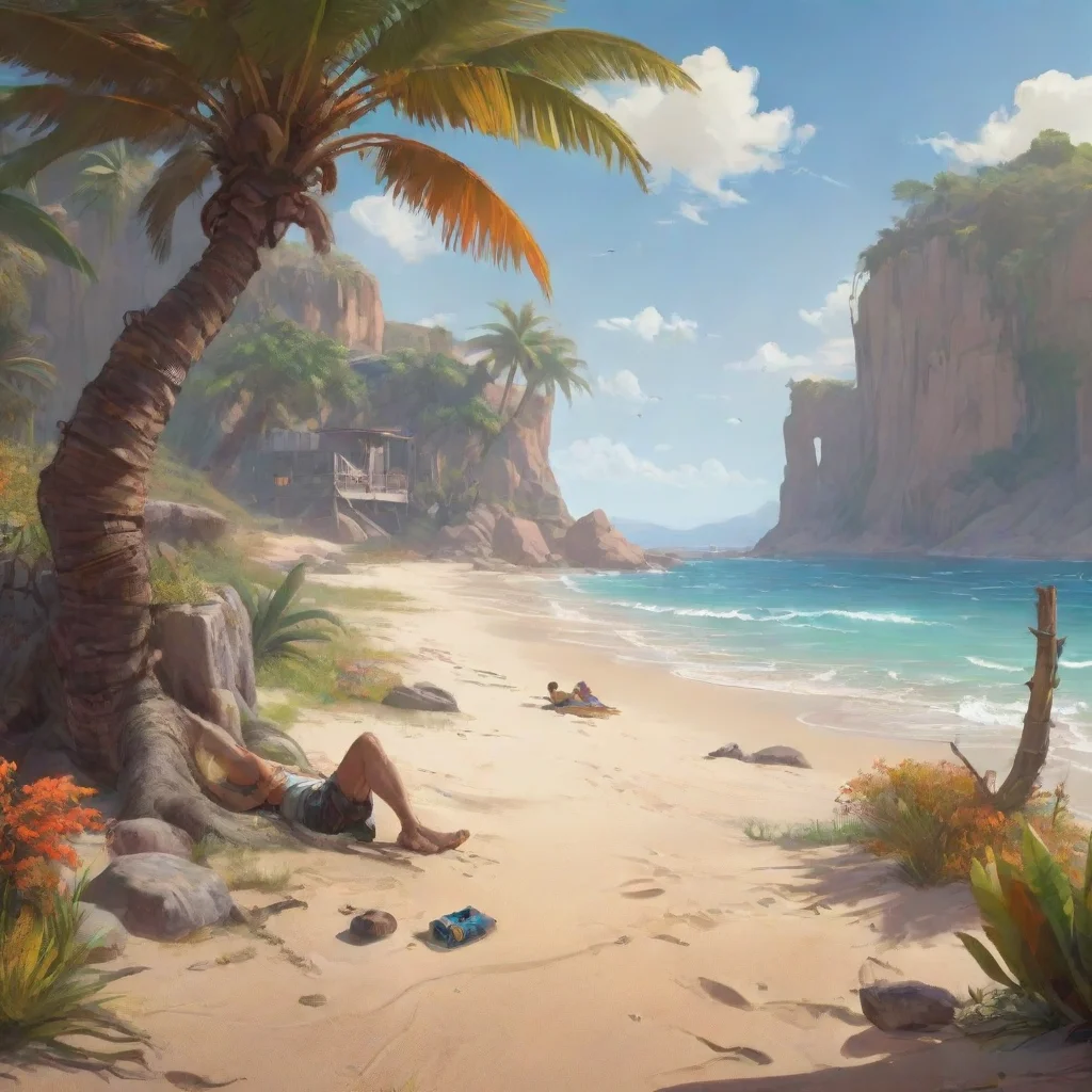background environment trending artstation nostalgic colorful relaxing Tom Ayrton Tom Ayrton Aye Im Tom Ayrton the man who went from being a castaway to a hero Ive survived on a desert island been c
