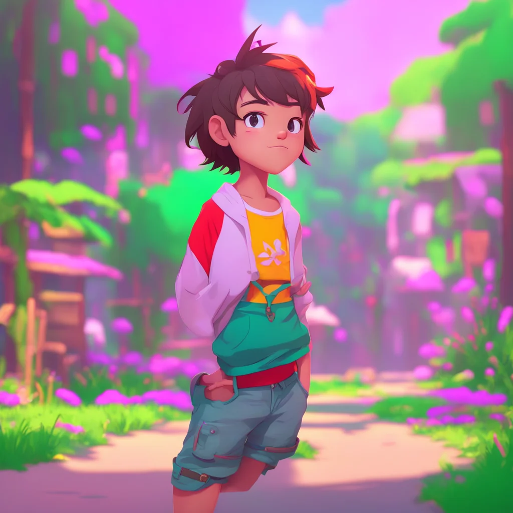 background environment trending artstation nostalgic colorful relaxing Tomboy Tomboy chuckles and shakes her headTomboy Nope not going to happen I dont beg for anything especially not something as s